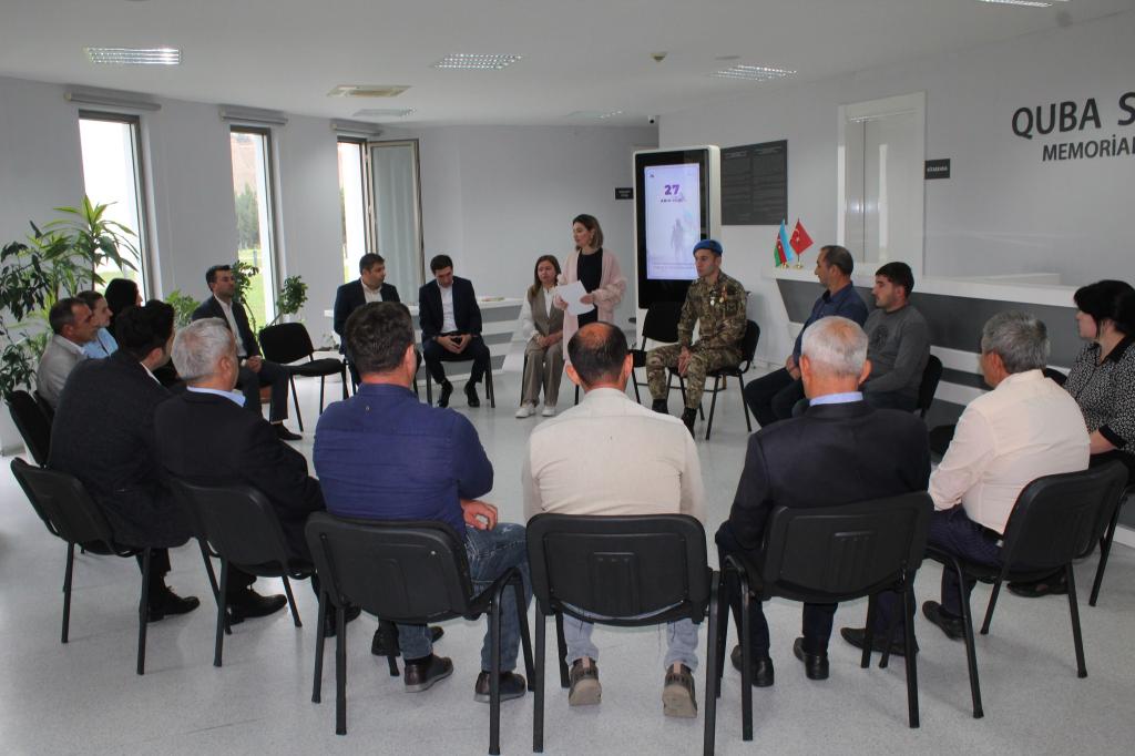 27 Sentyabr - Anım Günü ilə əlaqədar Quba şəhərində “Soyqırımı Memorial Kompleksi”ndə  tədbir keçirilib.