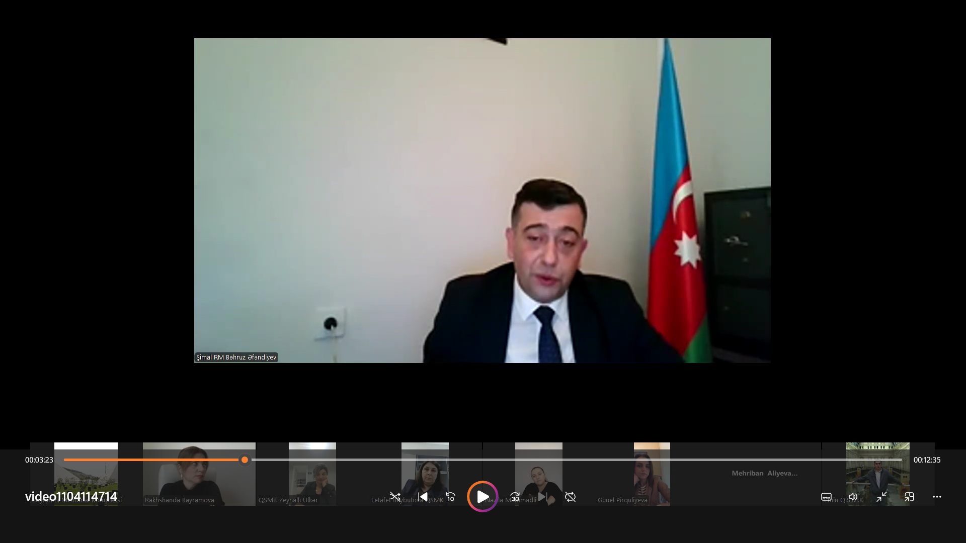 A webinar titled “Say No to Corruption” was held in Guba city through the joint organization of the Guba Regional Center of the Human Rights Commissioner of the Republic of Azerbaijan, the “Genocide Memorial Complex,” the Nardaran Historical and Cultural Reserve, and the “Chiraggala-Shabran” State Historical and Cultural Reserve.