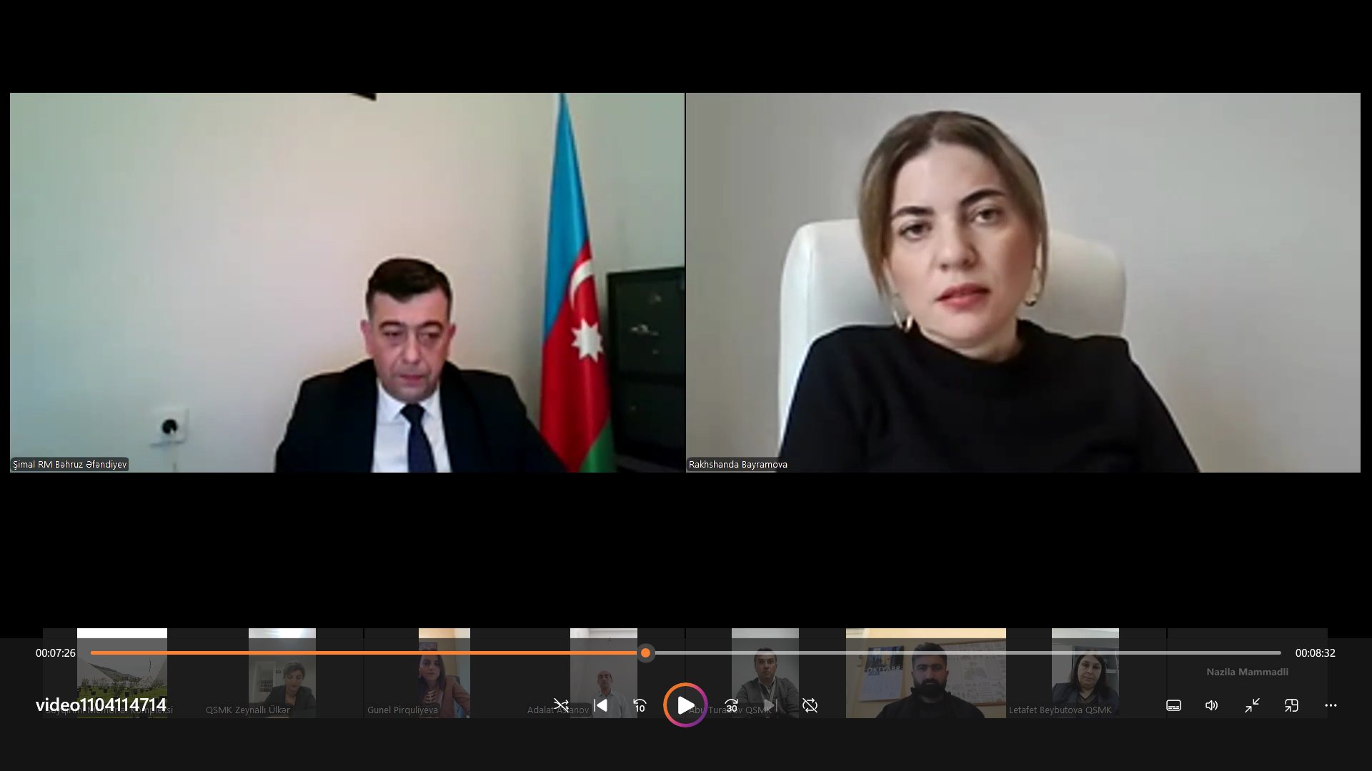 A webinar titled “Say No to Corruption” was held in Guba city through the joint organization of the Guba Regional Center of the Human Rights Commissioner of the Republic of Azerbaijan, the “Genocide Memorial Complex,” the Nardaran Historical and Cultural Reserve, and the “Chiraggala-Shabran” State Historical and Cultural Reserve.