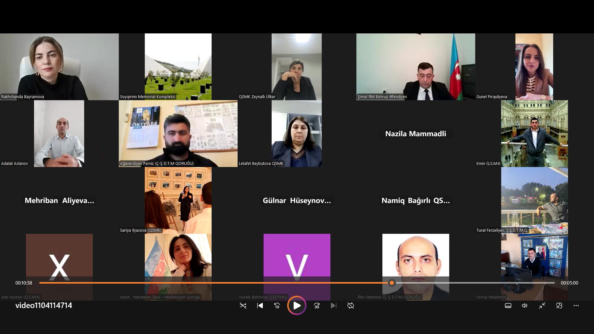 A webinar titled “Say No to Corruption” was held in Guba city through the joint organization of the Guba Regional Center of the Human Rights Commissioner of the Republic of Azerbaijan, the “Genocide Memorial Complex,” the Nardaran Historical and Cultural Reserve, and the “Chiraggala-Shabran” State Historical and Cultural Reserve.