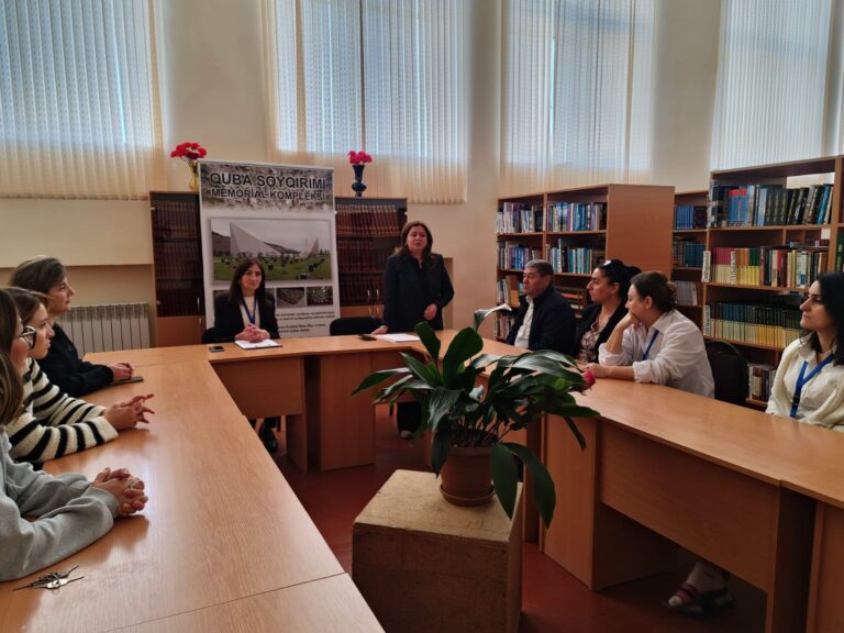 On October 30, 2024, a joint event titled “Fighting Corruption: United Steps Towards Transparency and Justice” was organized by the Guba District Centralized Library System and the Genocide Memorial Complex under the theme “Say No to Corruption.”