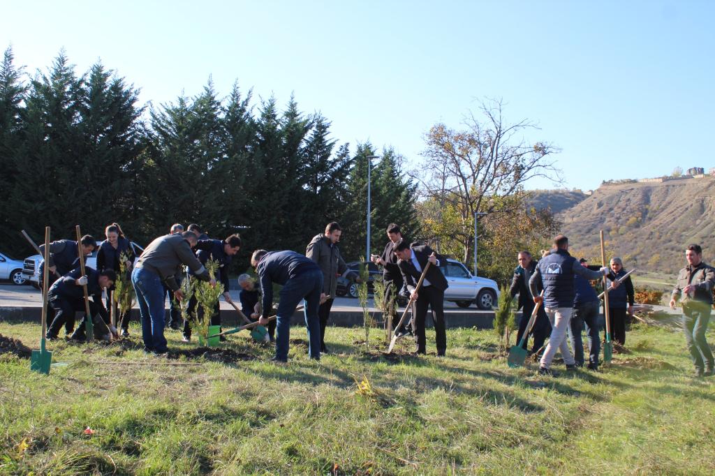 As part of the “Year of Solidarity for a Green World,” a tree-planting campaign was held near the Genocide Memorial Complex in Guba.