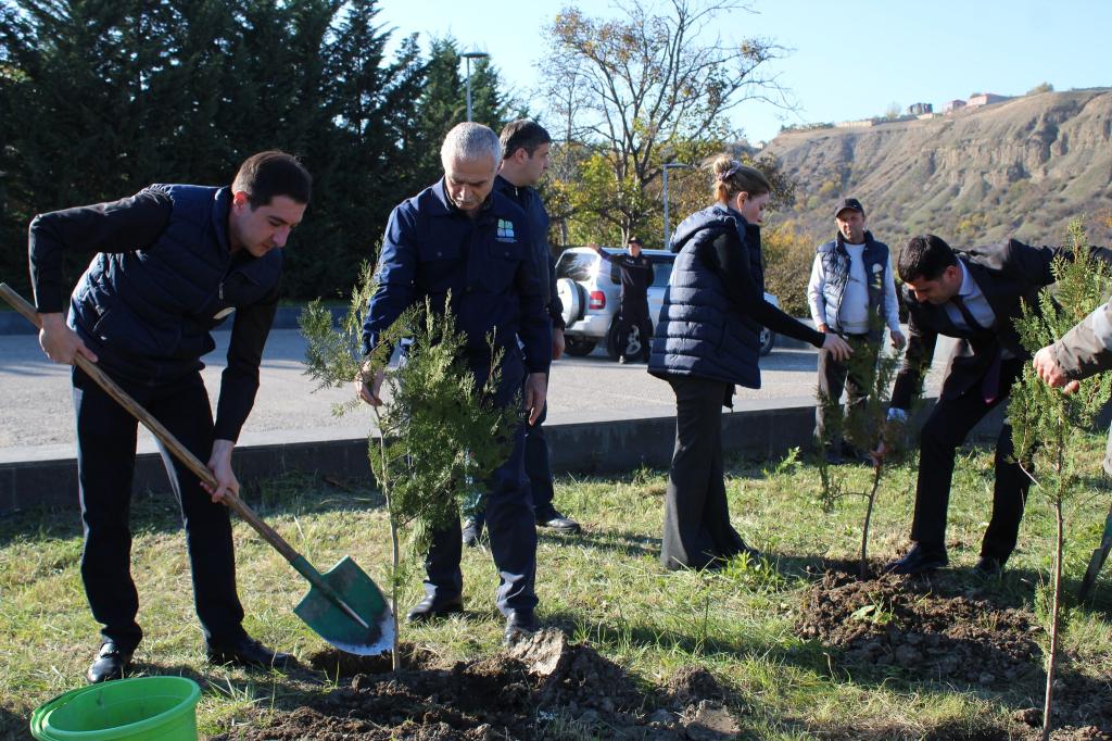 As part of the “Year of Solidarity for a Green World,” a tree-planting campaign was held near the Genocide Memorial Complex in Guba.