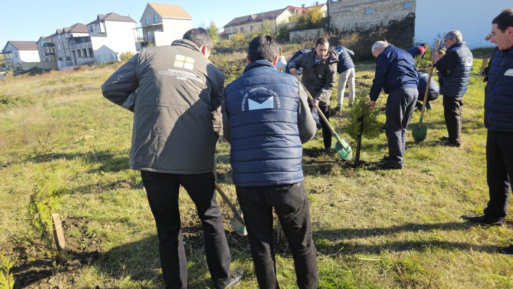 As part of the “Year of Solidarity for a Green World,” a tree-planting campaign was held near the Genocide Memorial Complex in Guba.