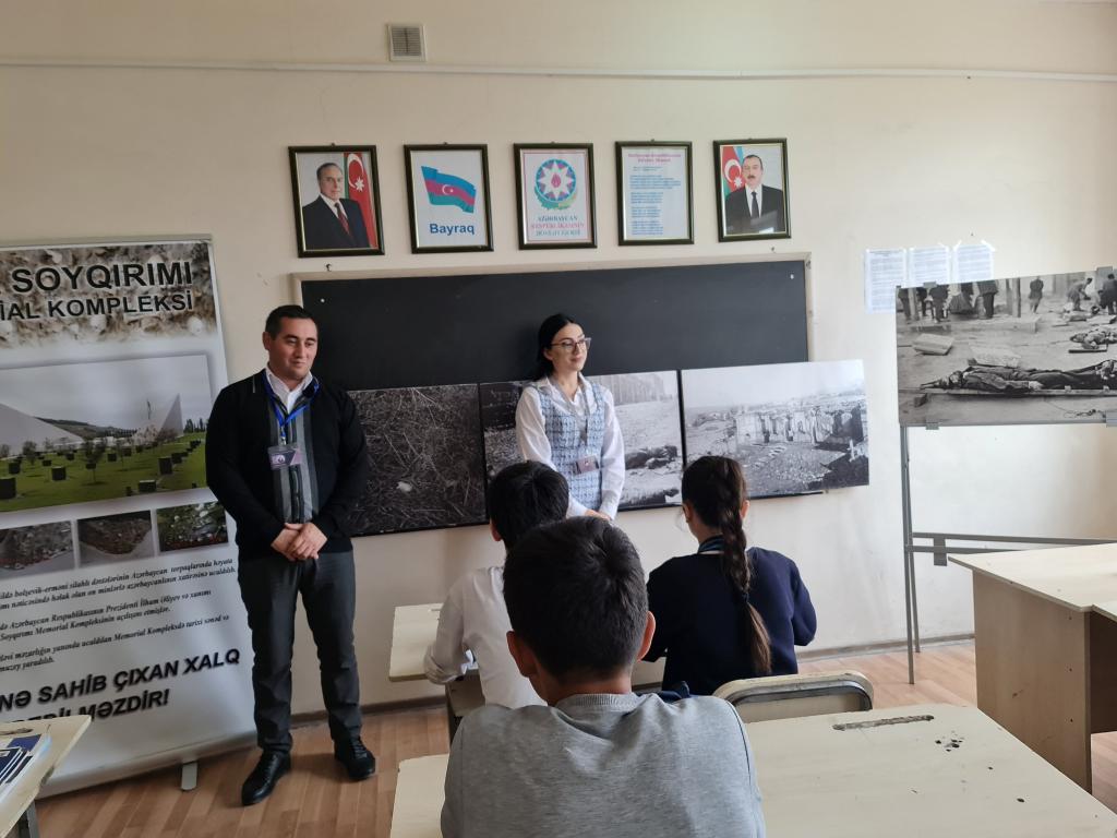The "Genocide of Azerbaijanis" project continues in general educational institutions.