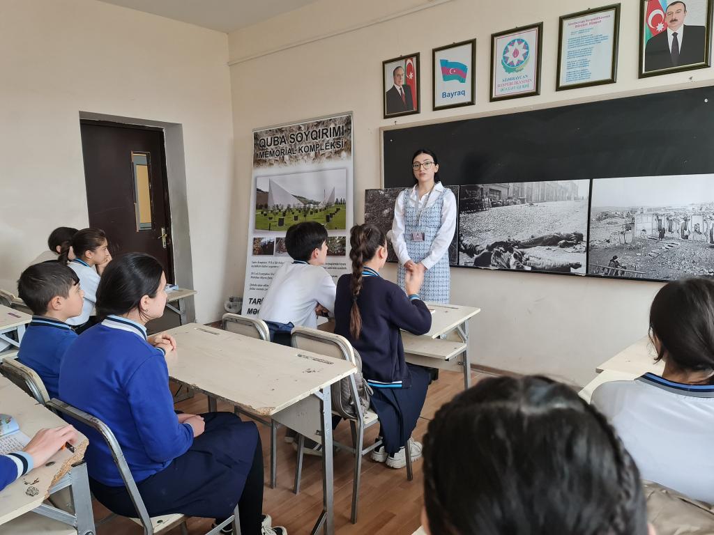 The "Genocide of Azerbaijanis" project continues in general educational institutions.
