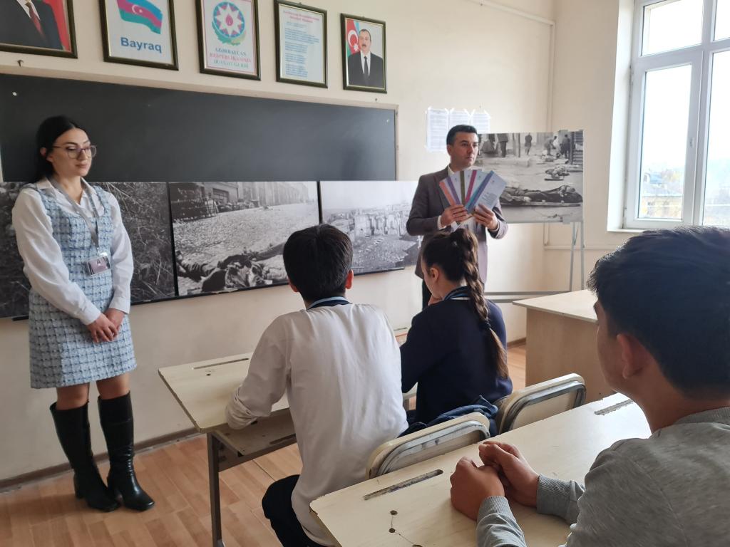 The "Genocide of Azerbaijanis" project continues in general educational institutions.