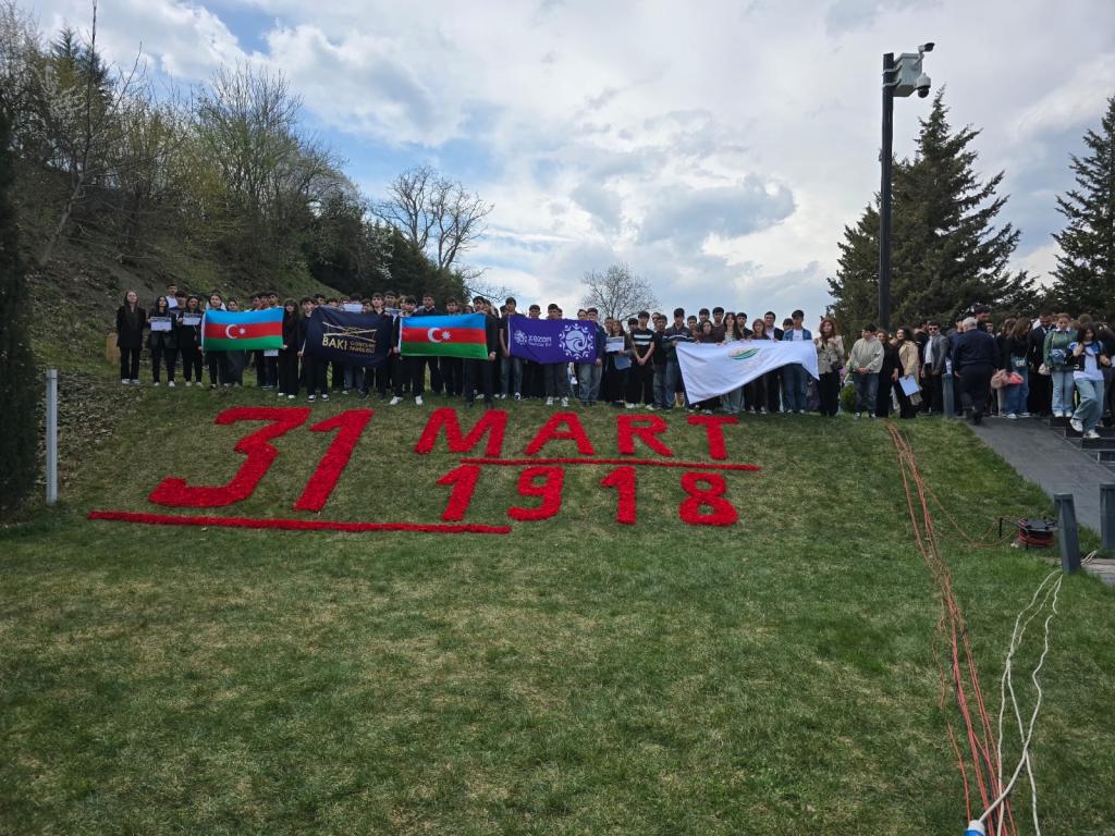 31 Mart Azərbaycanlıların Soyqırımı Günündə Respublikanın müxtəlif ali və ümumtəhsil müəssisələrinin müəllim-tələbə-şagird heyəti,  dövlət qurumlarının əməkdaşları, şəhid və qazi ailələri ziyarət edirlər.