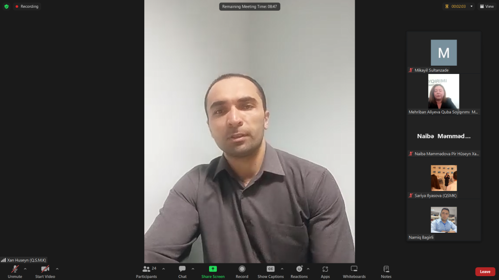 بمبادرة من مجمع تذكاري الإبادة الجماعية، تم تنظيم سلسلة من الندوات عبر الإنترنت تحت عنوان لن ننسَ الحقائق التاريخية، وذلك في الفترة من 7 إلى 12 مارس 2025 في مدينة قوبا. يهدف هذا المشروع إلى دراسة أحداث الإبادة الجماعية التي ارتُكبت ضد الأذربيجانيين عام 1918 استنادًا إلى شهادات الشهود، و إيصال الحقائق التاريخية إلى الجمهور.
