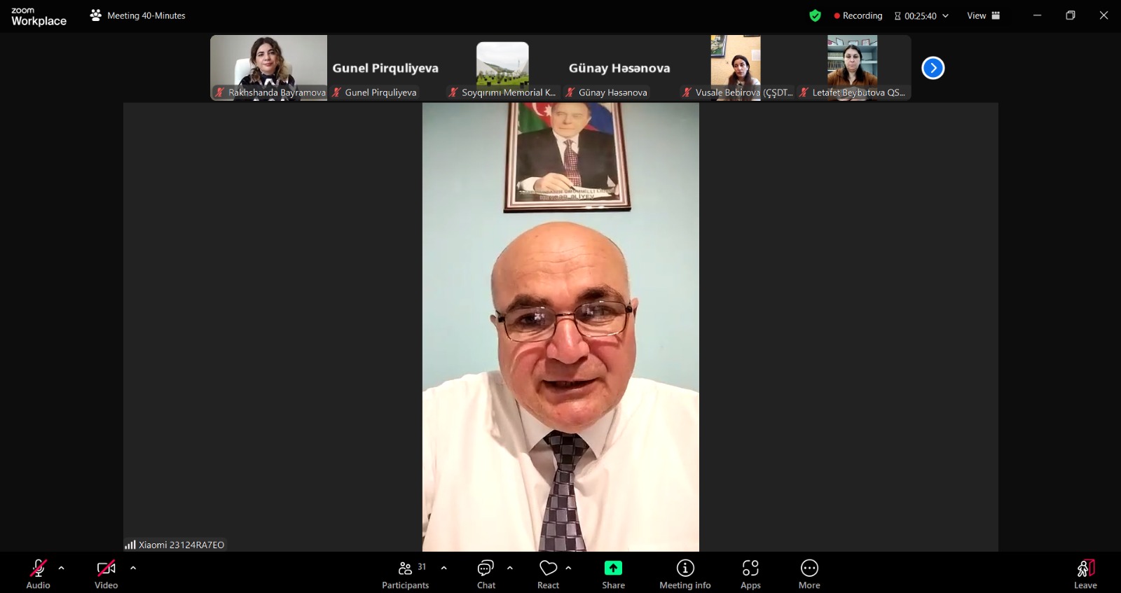 بمبادرة مشتركة بين "مجمع نصب الإبادة الجماعية التذكاري" في قوبا ، و "محمية شيراق قلعة شابران المعمارية الحكومية" ، و "محمية بير حسين خانقاه المعمارية الحكومية" ، تم تنظيم ندوة عبر الإنترنت بمناسبة يوم المعالم و الأماكن التاريخية العالمي الموافق 18 أبريل .