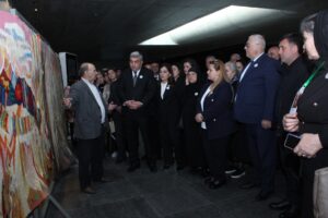 Quba şəhərində “Soyqırımı Memorial Kompleksi”ndə “Mələklərin fəryadı” adlı qobelen sərgisi yekunlaşıb.