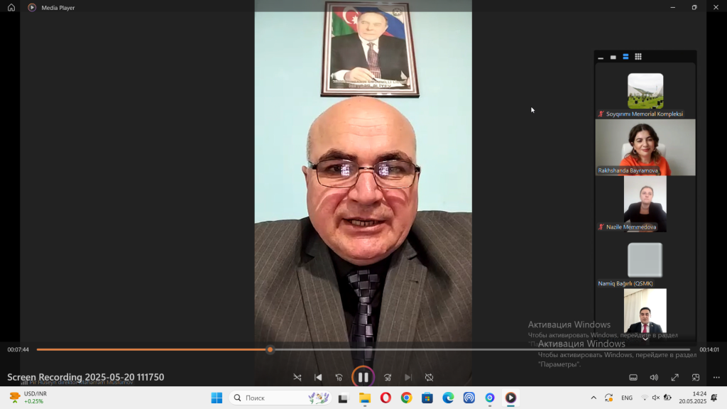 Azərbaycan Respublikasında 2025-ci ilin “Konstitusiya və Suverenlik İli” çərçivəsində Quba şəhərində "Soyqırımı Memorial Kompleksi" və “Pir Hüseyn Xanəgahı ”Tarix Memarlıq  Qoruğunun  birgə təşkilatçılığı ilə ustad dərsi  keçirilmişdir.