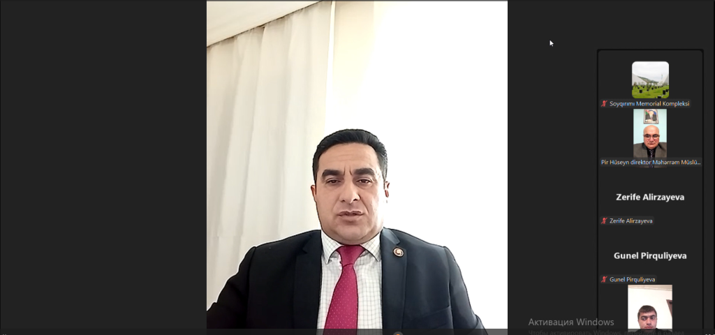 Azərbaycan Respublikasında 2025-ci ilin “Konstitusiya və Suverenlik İli” çərçivəsində Quba şəhərində "Soyqırımı Memorial Kompleksi" və “Pir Hüseyn Xanəgahı ”Tarix Memarlıq  Qoruğunun  birgə təşkilatçılığı ilə ustad dərsi  keçirilmişdir.