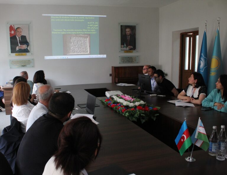 After the Plenary Session of the 1st Republic Forum of Young Ethnographers, sectional meetings were held. The sectional meetings were organized at the Genocide Museum and the Quba branch of the Azerbaijan State Pedagogical University.