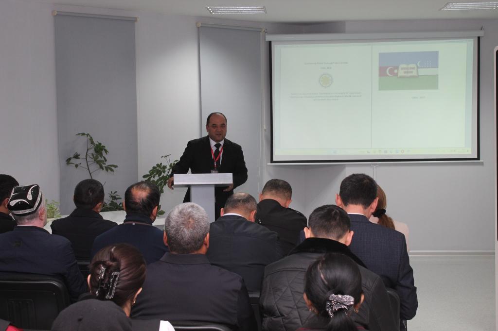 عُقدت الدورة التدريبية التالية للمعلمين الأوزبكيين.