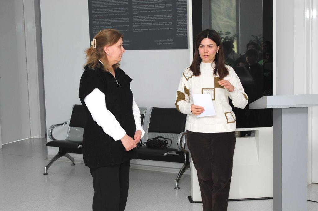 An event was held at the Genocide Memorial Complex in the city of Guba, which operates under the State Service for the Protection, Development, and Restoration of Cultural Heritage under the Ministry of Culture of the Republic of Azerbaijan, on the occasion of the 108th anniversary of the genocides committed against Azerbaijanis. The event was attended by staff members of the scientific department of the Memorial Complex, as well as teachers and students of the Guba District Physics, Mathematics, and Informatics Lyceum.