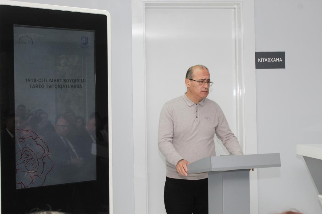 Azərbaycan Respublikası Mədəniyyət Nazirliyi yanında Mədəni İrsin Qorunması, İnkişafı və Bərpası üzrə Dövlət Xidmətinin nəzdində fəaliyyət göstərən Quba şəhərində “Soyqırımı Memorial Kompleksi” və Sumqayıt Dövlət Universitetinin  Tarix və coğrafiya fakültəsinin birgə təşkilatçılığı ilə  azərbaycanlıların soyqırımının 108 illiyinə həsr olunmuş “1918-ci il mart soyqırımı tarixi tədqiqatlarda” adlı elmi-praktik konfrans keçirilib.