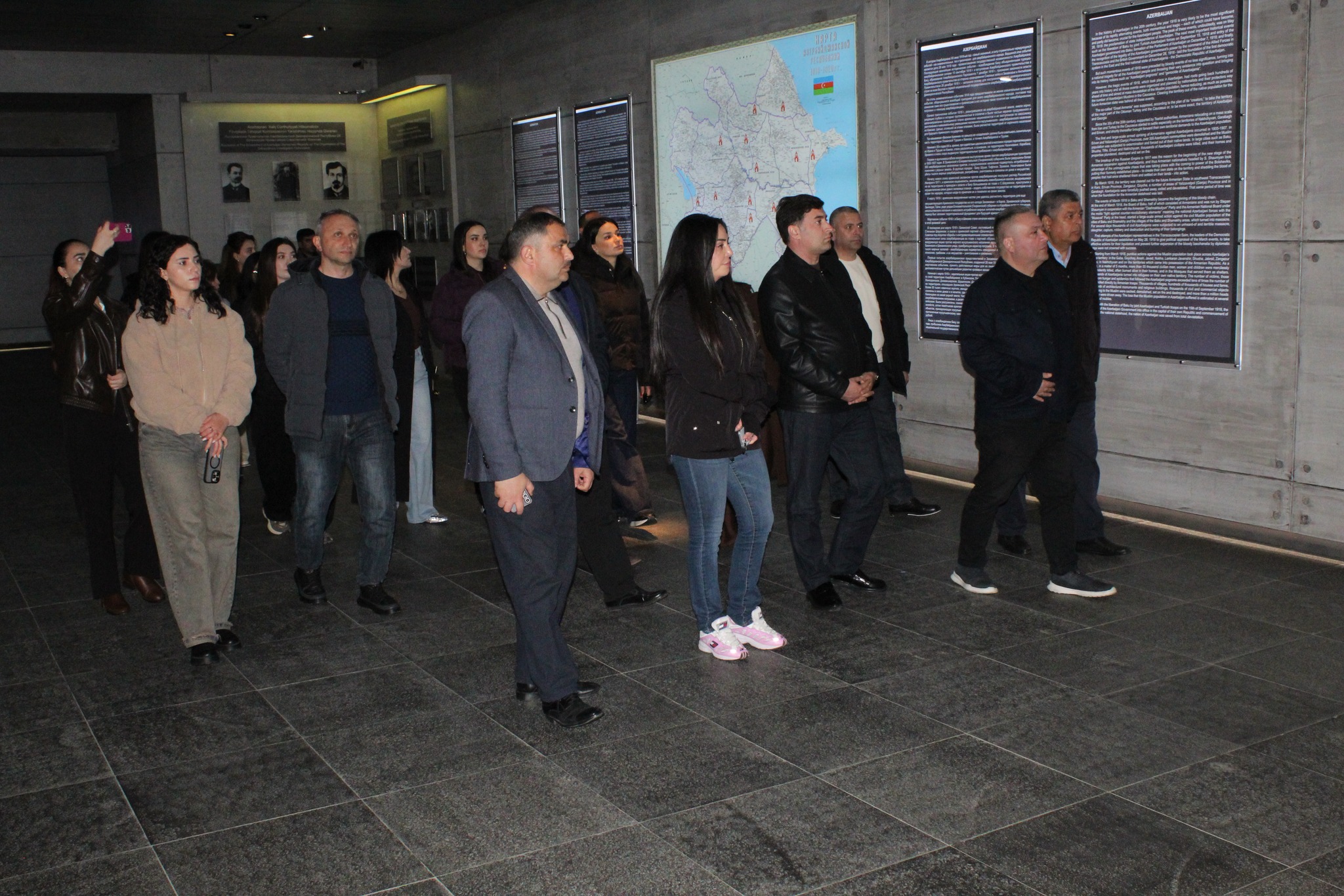 On the eve of the 108th anniversary of the genocides committed against Azerbaijanis in 1918, the flow of visitors to the Guba Genocide Memorial Complex continues. Among the visitors are employees of various state institutions.
