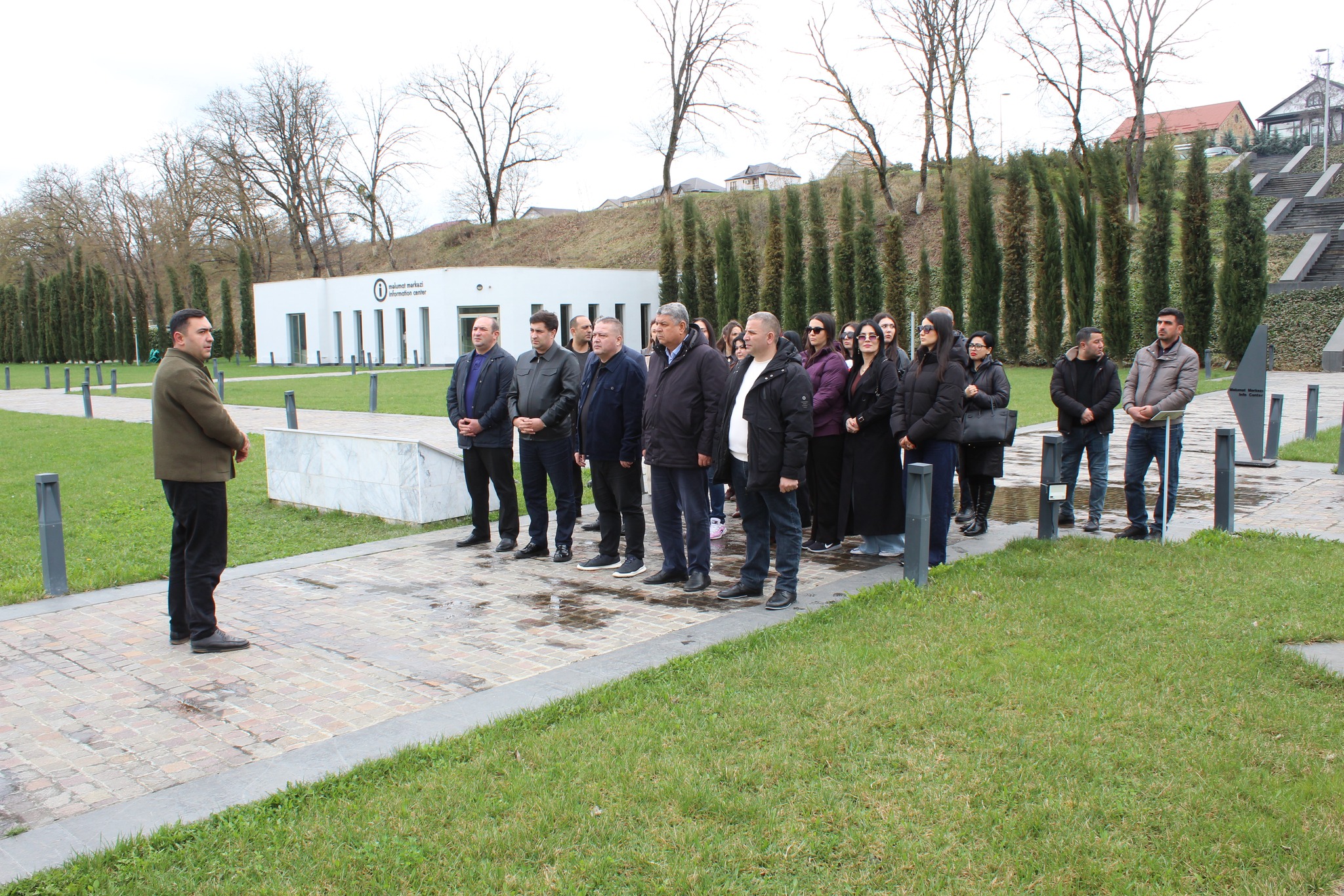On the eve of the 108th anniversary of the genocides committed against Azerbaijanis in 1918, the flow of visitors to the Guba Genocide Memorial Complex continues. Among the visitors are employees of various state institutions.