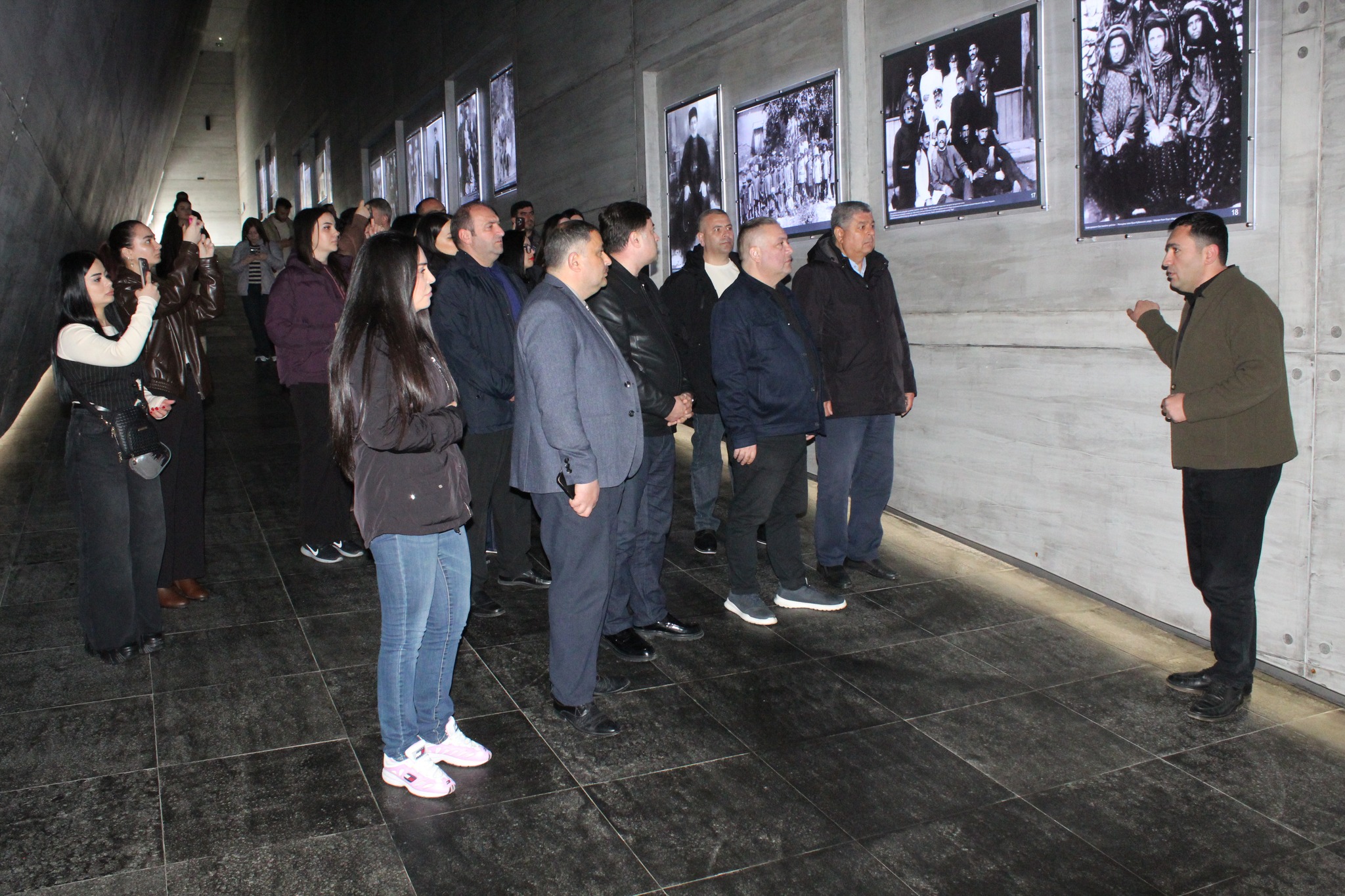 On the eve of the 108th anniversary of the genocides committed against Azerbaijanis in 1918, the flow of visitors to the Guba Genocide Memorial Complex continues. Among the visitors are employees of various state institutions.