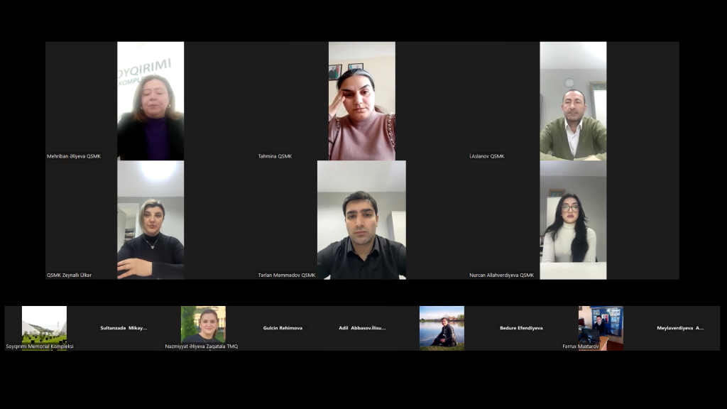 A webinar titled “The Genocide Events Committed Against Azerbaijanis in 1918” was held. It was organized by the “Genocide Memorial Complex” in the city of Guba, which operates under the State Service for the Protection, Development, and Restoration of Cultural Heritage under the Ministry of Culture of the Republic of Azerbaijan.