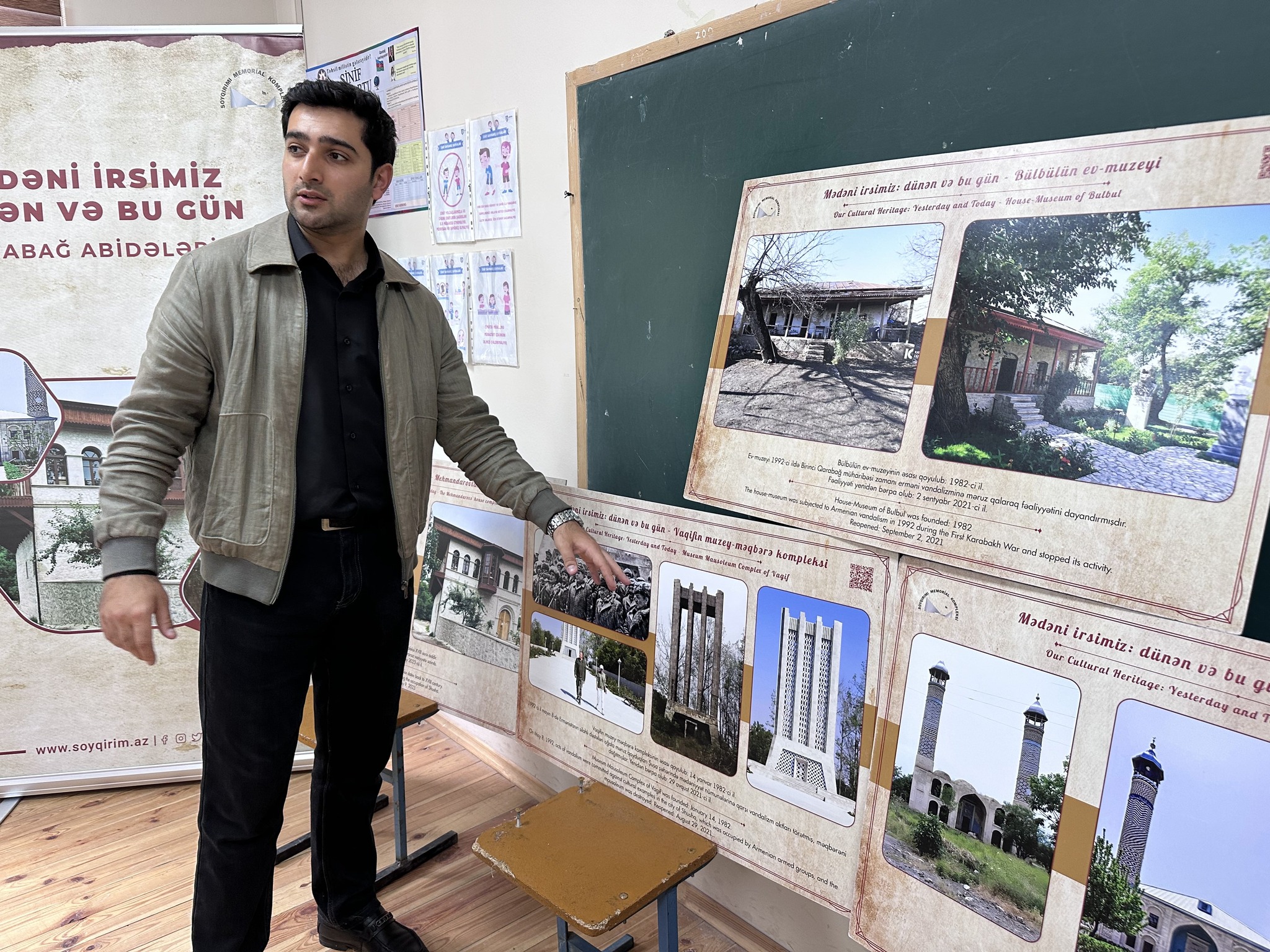 “Mədəni irsimiz: dünən bu gün – Qarabağ abidələri” adlı sərgi təşkil olunub.