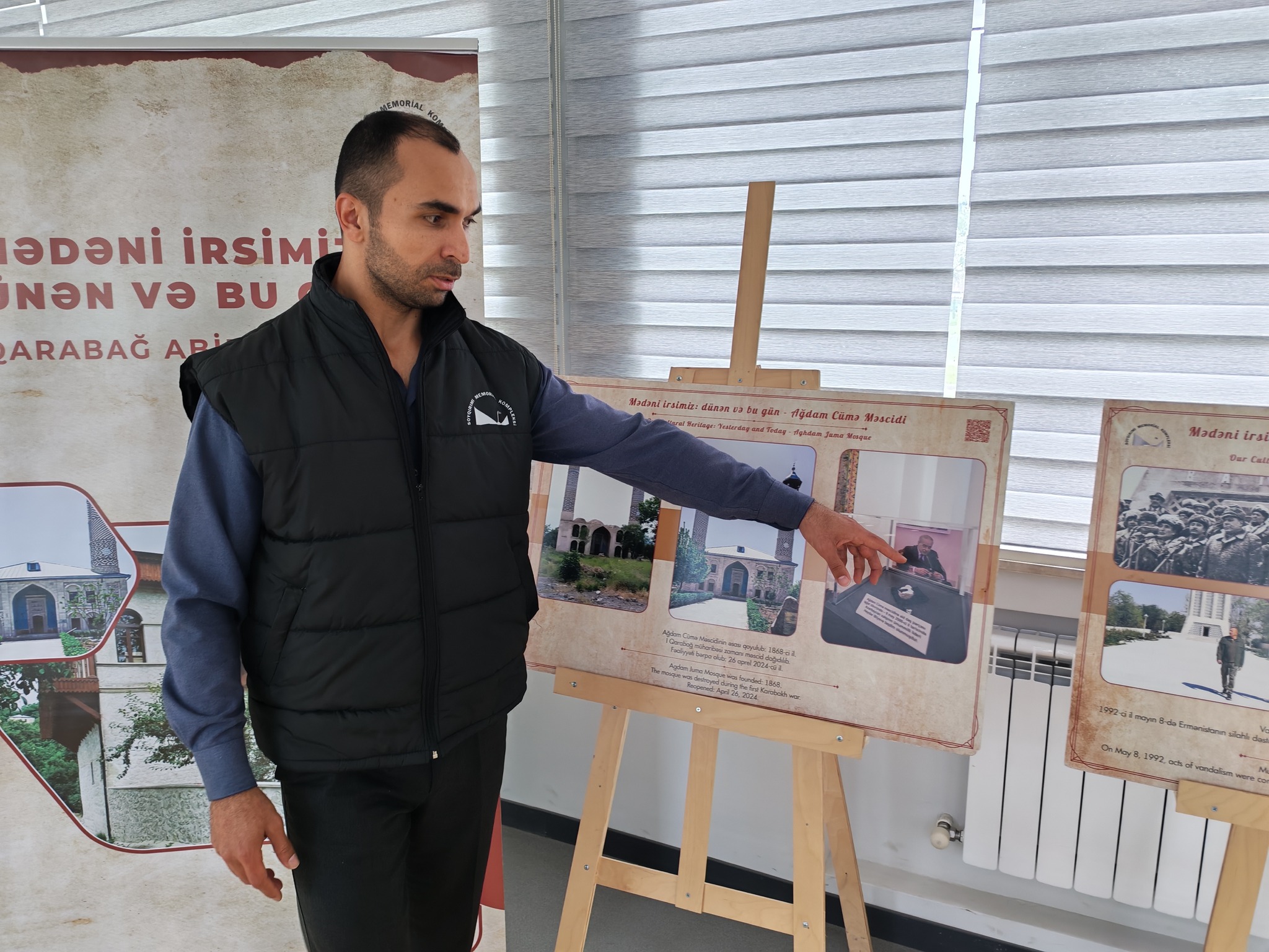 “Mədəni irsimiz: dünən bu gün – Qarabağ abidələri” adlı sərgi təşkil olunub.