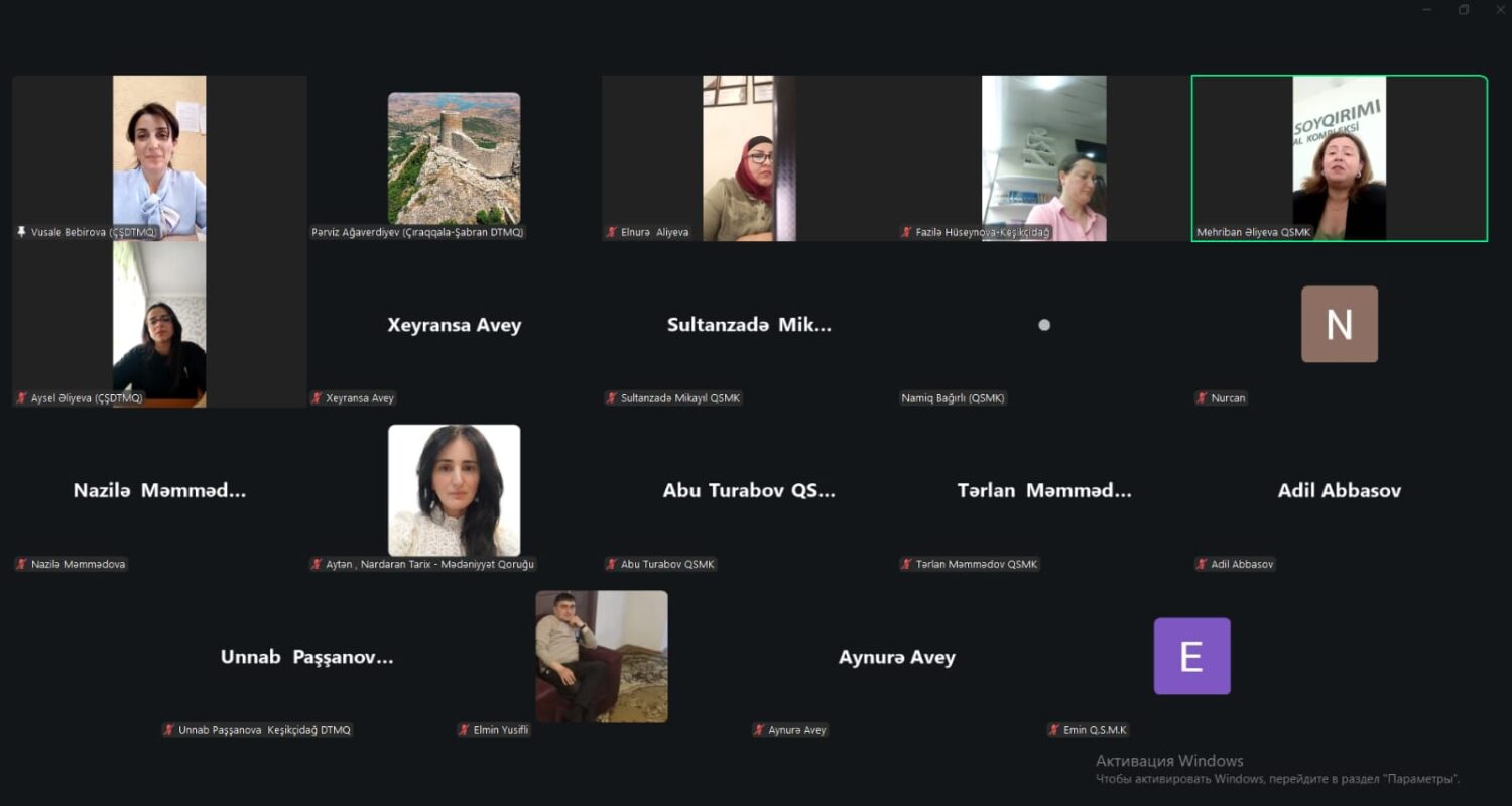 Mədəniyyət Nazirliyi yanında Mədəni İrsin Qorunması, İnkişafı və Bərpası üzrə Dövlət Xidmətinin tabeliyində fəaliyyət göstərən “Çıraqqala–Şabran” Dövlət Tarix-Mədəniyyət Qoruğu ilə Quba Soyqırımı Memorial Kompleksinin birgə təşəbbüsü çərçivəsində 15 İyun – Milli Qurtuluş Gününə həsr olunmuş “Heydər Əliyevin Azərbaycana bəxş etdiyi siyasi sabitlik” mövzusunda onlayn konfrans keçirilib.