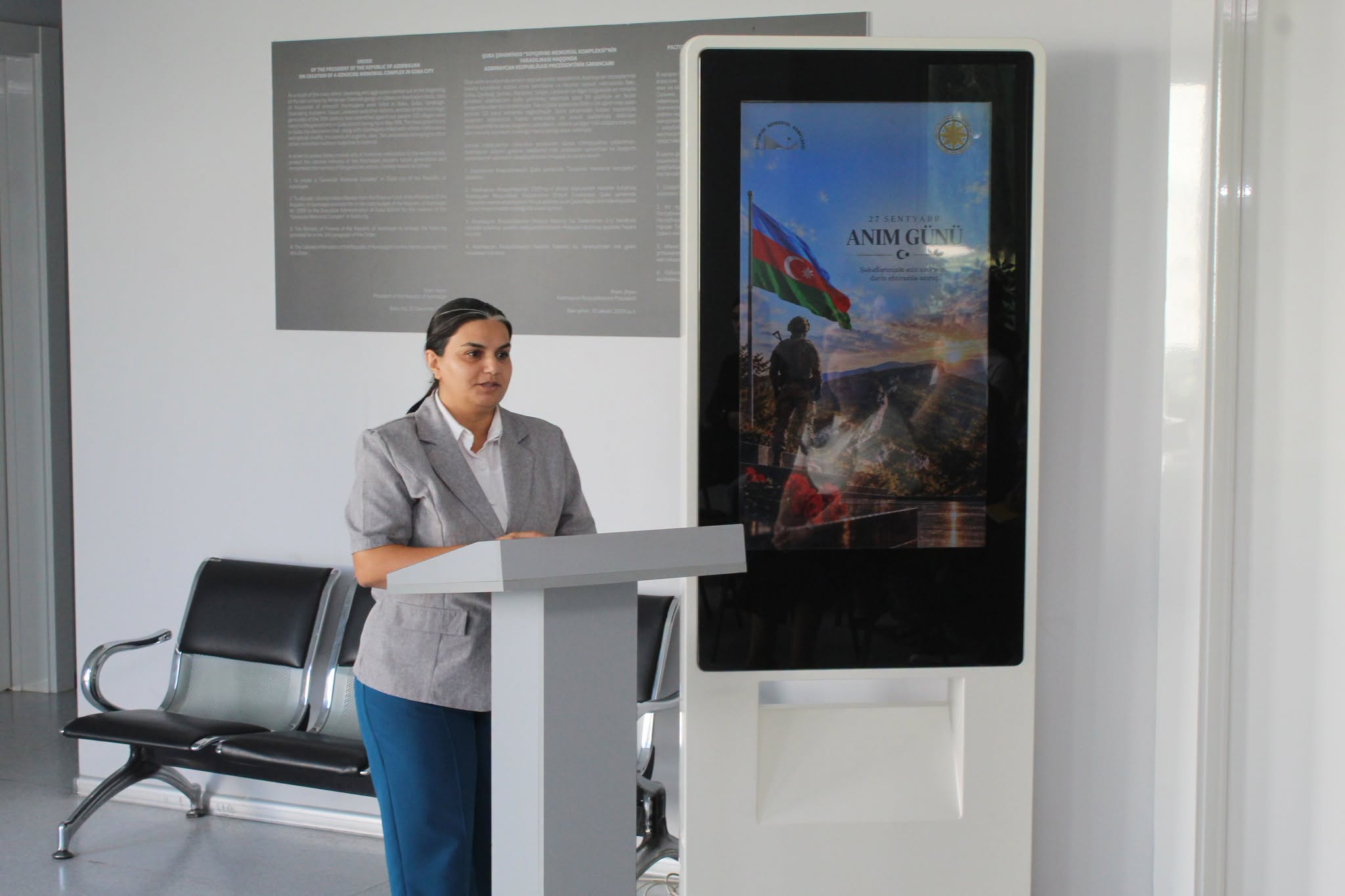 Quba şəhərində “Soyqırımı Memorial Kompleksi” və Azərbaycan Dövlət Pedaqoji Universitetinin Quba filialının birgə təşkilatçılığı ilə 27 Sentyabr – Anım Gününə həsr olunmuş tədbir keçirilib.