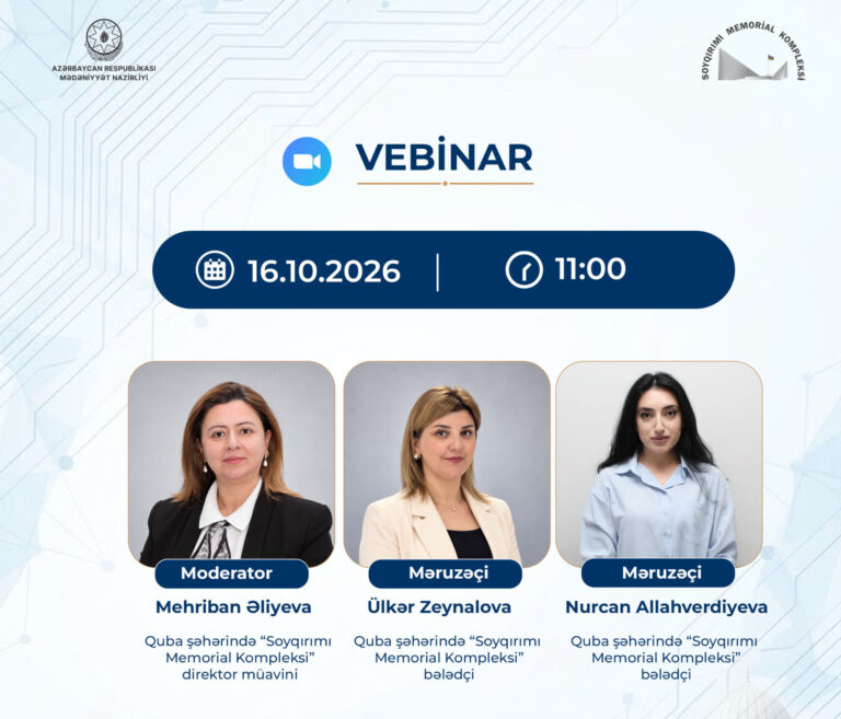 “Şəhərsalma və Memarlıq İli” çərçivəsində vebinar keçirilib