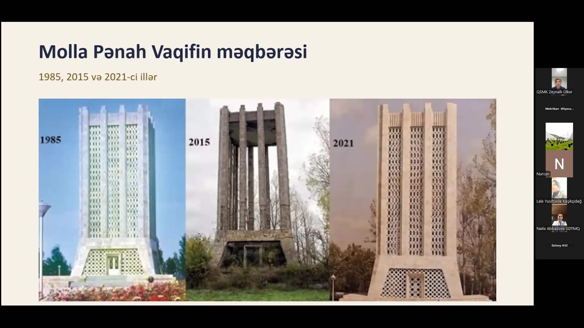 “Şəhərsalma və Memarlıq İli” çərçivəsində vebinar keçirilib